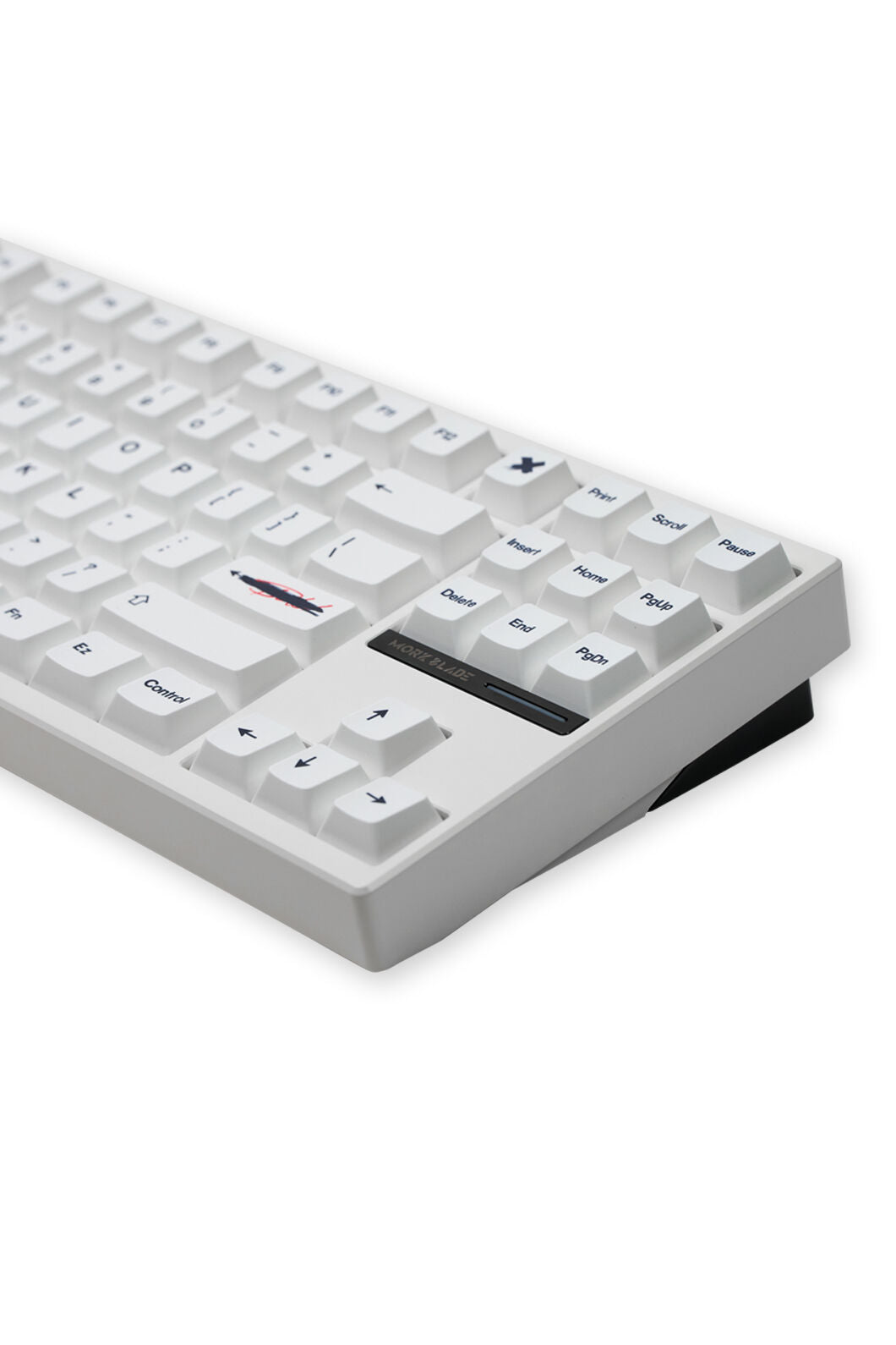 MORK BLADE - BOLD87W-White Jade PRO KB-White - white