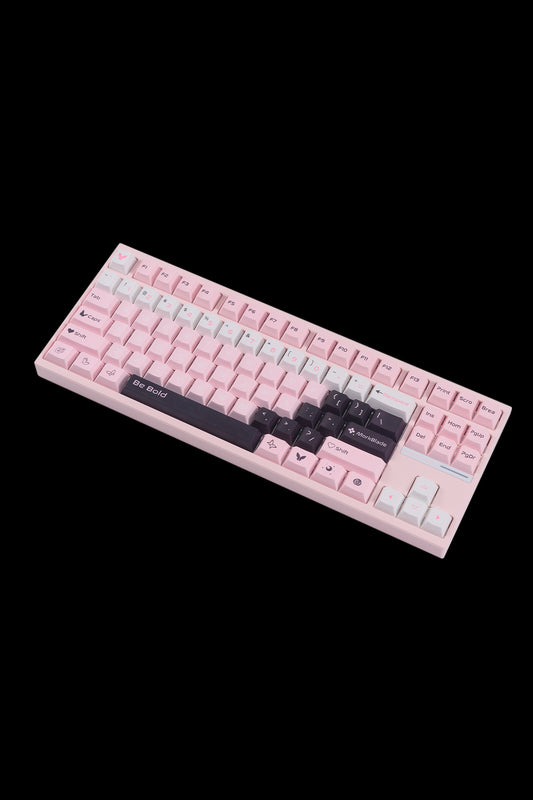 MORK BLADE - BOLD87P-Pink Jade GAMING KB - pink