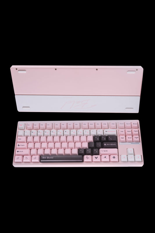 MORK BLADE - BOLD87P-Pink Jade GAMING KB - pink