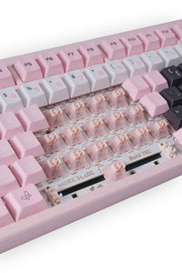 MORK BLADE - MORKBLADE Bold TKL HE Pink Butterfly Limited Edition Hall Effect Gaming Keyboard - pink