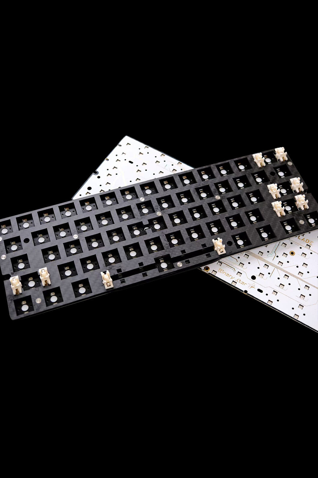 キーボード MORK BLADE MK60 PCB Mork Blade MK60-Mod Black 60% Hall Effect Dual-MCU Magnetic PCB