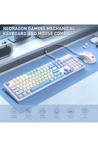 REDRAGON - S139 Perfect Gaming Combo - white