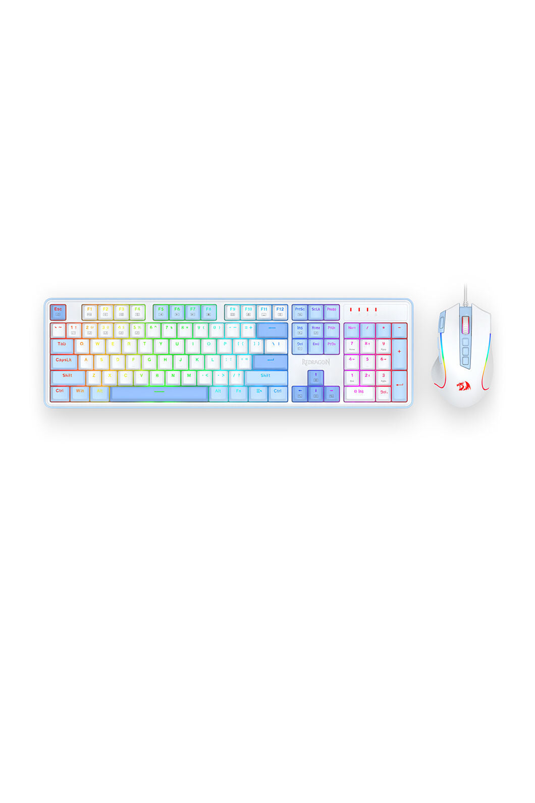 REDRAGON - S139 Perfect Gaming Combo - white