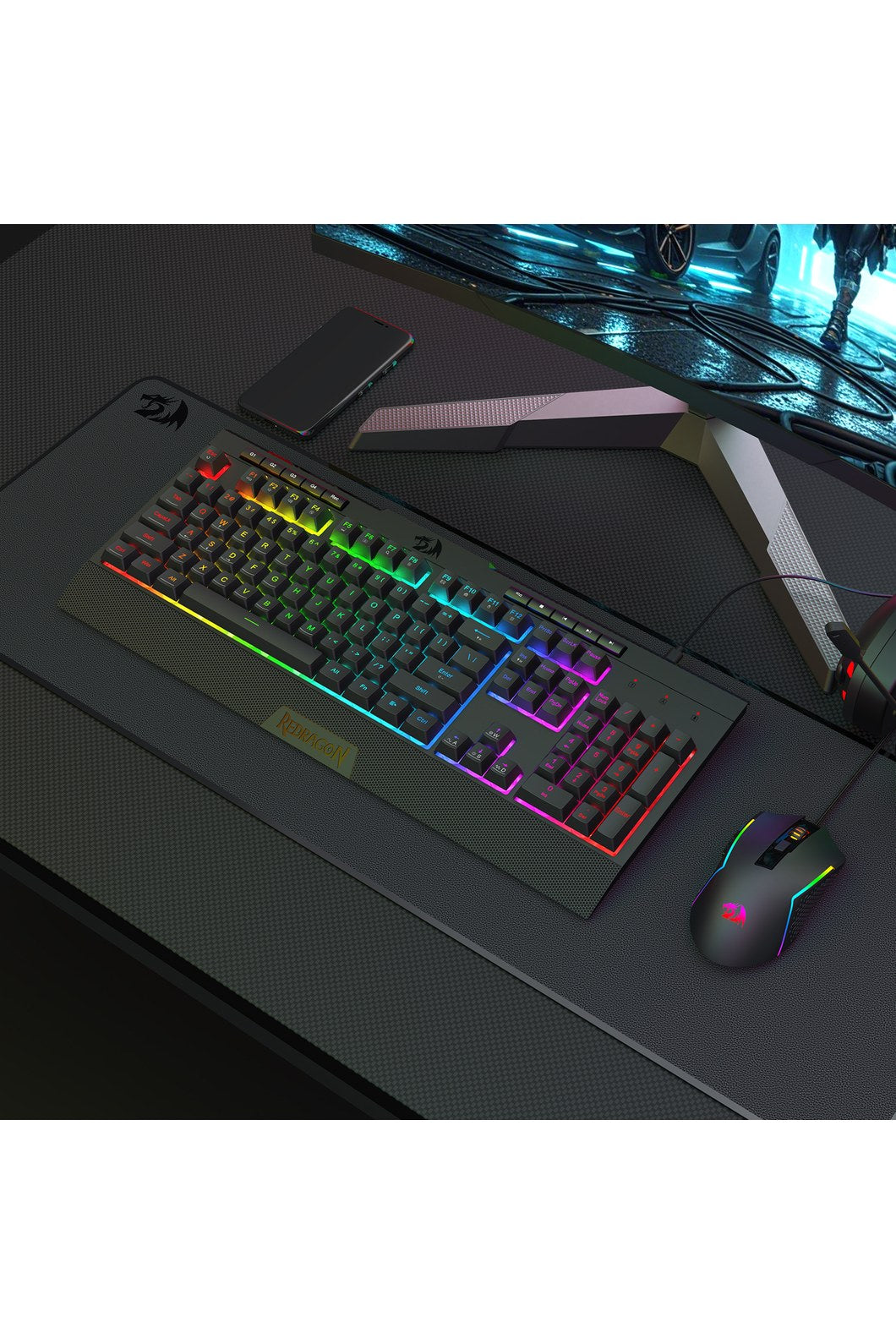 REDRAGON - S151 Essential Gaming Combo - black