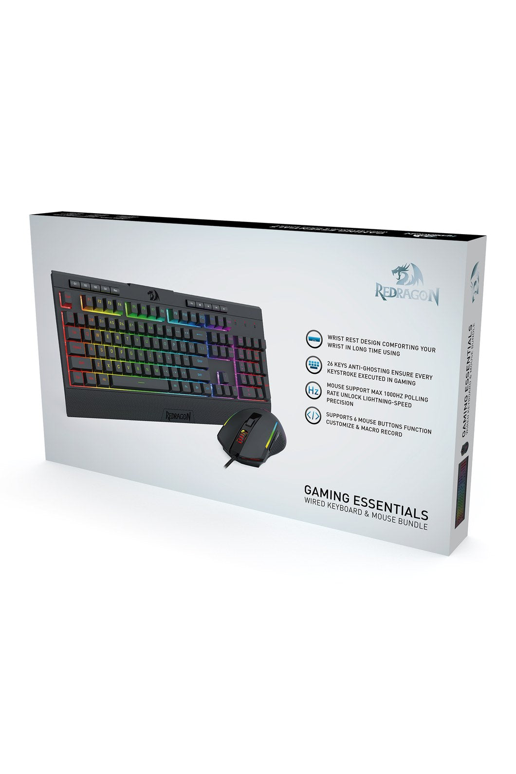 REDRAGON - S151 Essential Gaming Combo - black