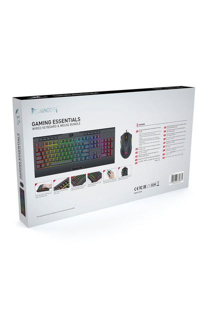 REDRAGON - S151 Essential Gaming Combo - black