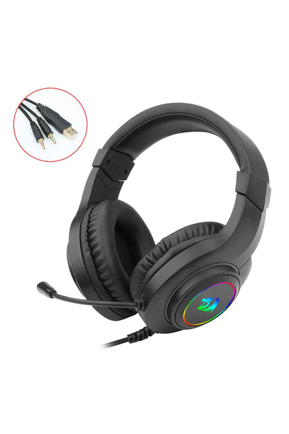 REDRAGON - H260RGB Hylas Standard Headset - black
