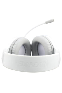 REDRAGON - Redragon H260RGB White Over-Ear RGB Wired Gaming Headset - white