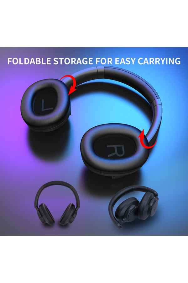 REDRAGON - Redragon H610 VibeCore 600X Black ANC Wireless Headphone - black