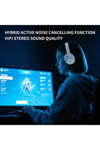 REDRAGON - Redragon H610W VibeCore 600X White ANC Wireless Headphone - white