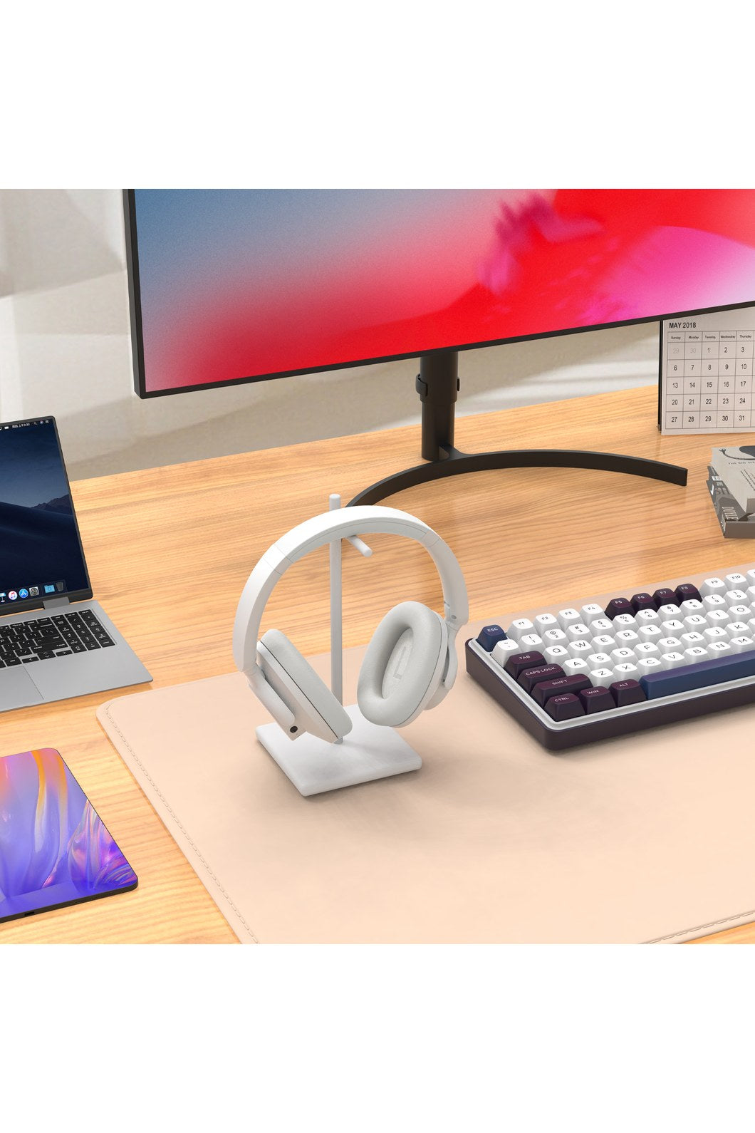 REDRAGON - Redragon H610W VibeCore 600X White ANC Wireless Headphone - white