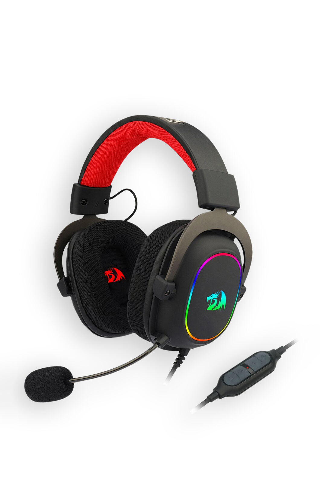 REDRAGON - H510-RGB Zeus fix mic Headset - black