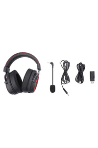 REDRAGON - Redragon H540Pro LunaPro Black Over Ear Spatial Sound Wireless Gaming Headset - black