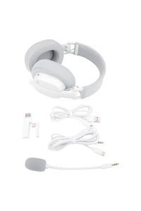 REDRAGON - Redragon H888W LUCE White Wireless Multi-Mode Lightweight Gaming Headset - white