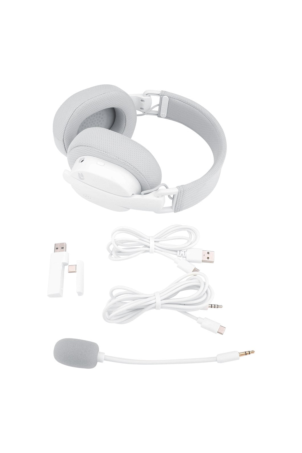 REDRAGON - Redragon H888W LUCE White Wireless Multi-Mode Lightweight Gaming Headset - white