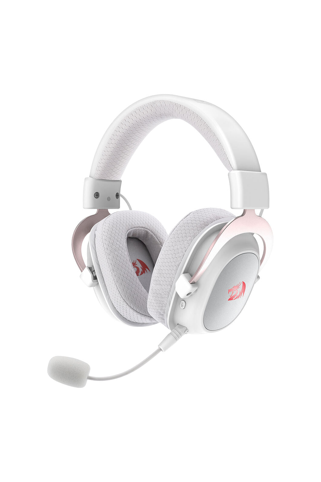 REDRAGON - Redragon H510W RGB Pro Zeus White 7.1 Surround Sound Gaming Headphone - white