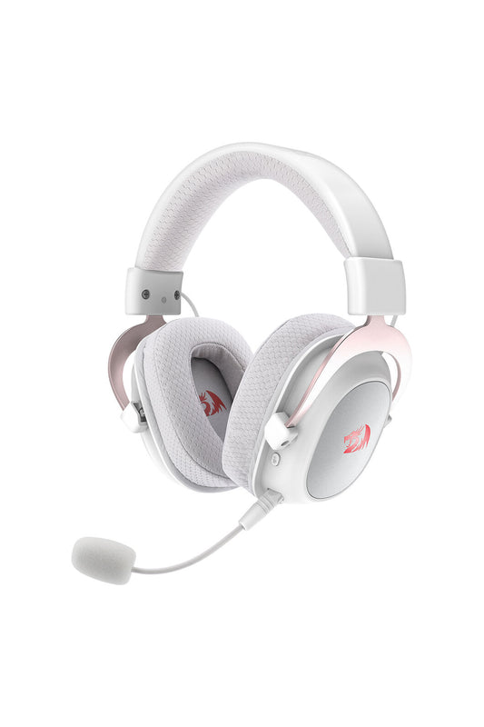 REDRAGON - Redragon H510W RGB Pro Zeus White 7.1 Surround Sound Gaming Headphone - white