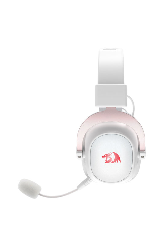 REDRAGON - Redragon H510W RGB Pro Zeus White 7.1 Surround Sound Gaming Headphone - white