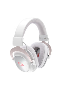 REDRAGON - Redragon H510W RGB Pro Zeus White 7.1 Surround Sound Gaming Headphone - white