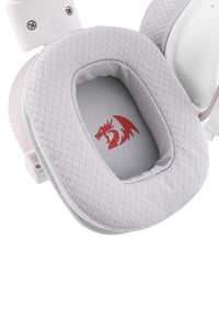 REDRAGON - Redragon H510W RGB Pro Zeus White 7.1 Surround Sound Gaming Headphone - white