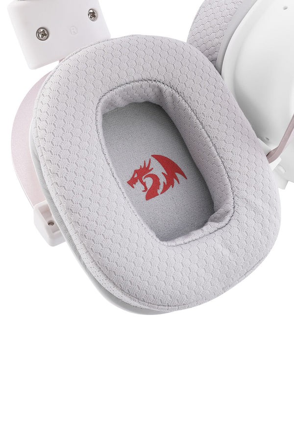 REDRAGON - Redragon H510W RGB Pro Zeus White 7.1 Surround Sound Gaming Headphone - white