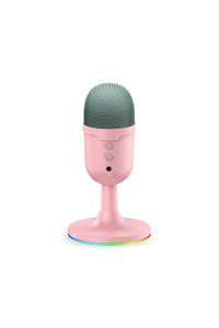 REDRAGON - Redragon GM303P Pulsar Pink Compact RGB USB Studio Microphone - pink