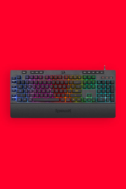 REDRAGON - K512RGB Shiva Wired 108Key KB - black
