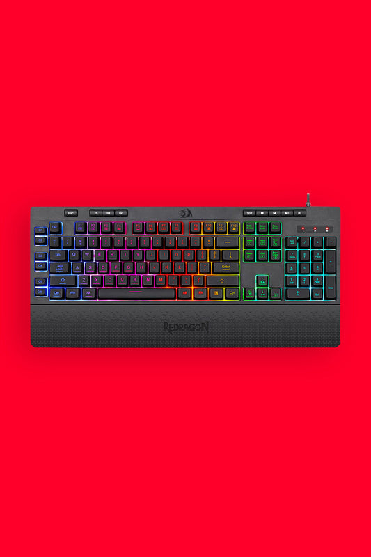REDRAGON - K512RGB Shiva Wired 108Key KB - black