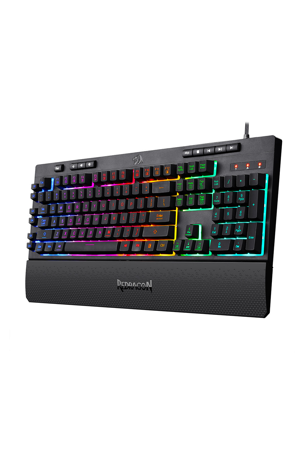 REDRAGON - K512RGB Shiva Wired 108Key KB - black