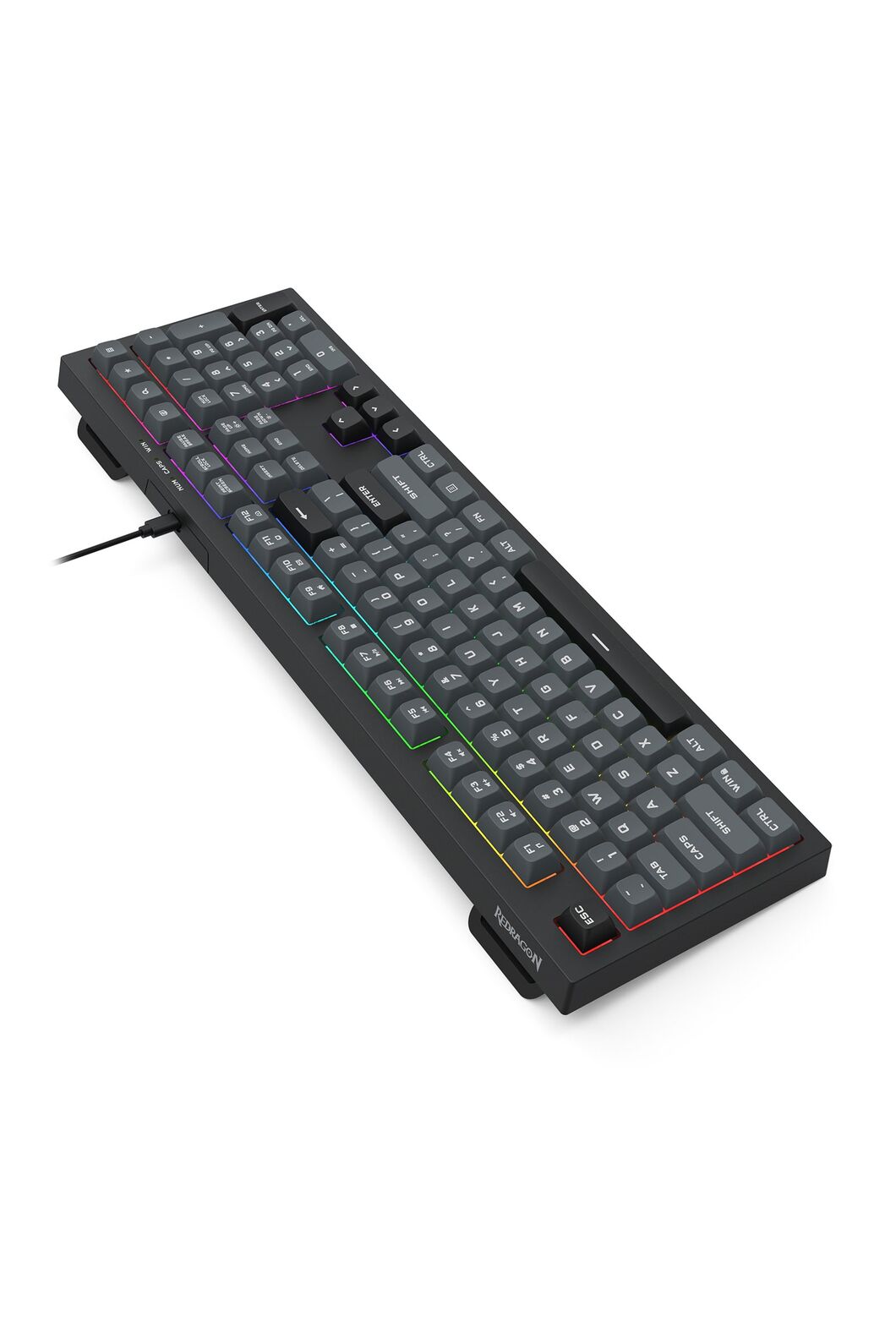 REDRAGON - K518GB-RGB Crux 108K KB - grey