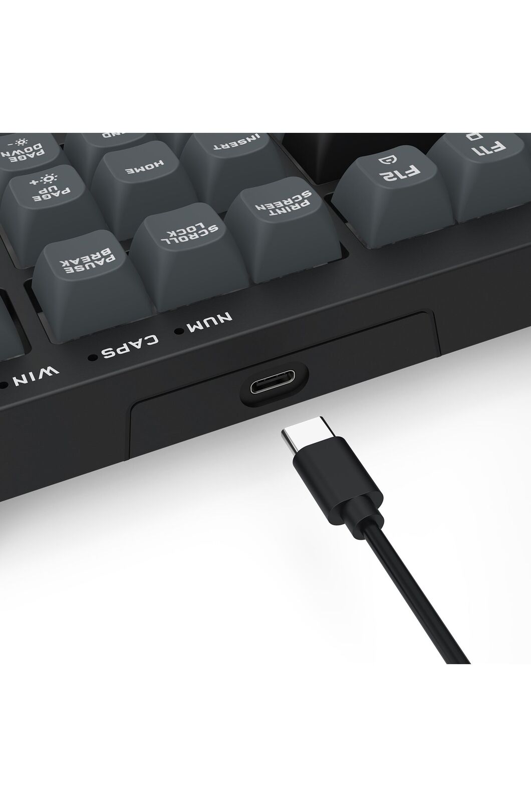 REDRAGON - K518GB-RGB Crux 108K KB - grey