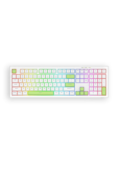 REDRAGON - K518W-RGB Crux 108K KB - white