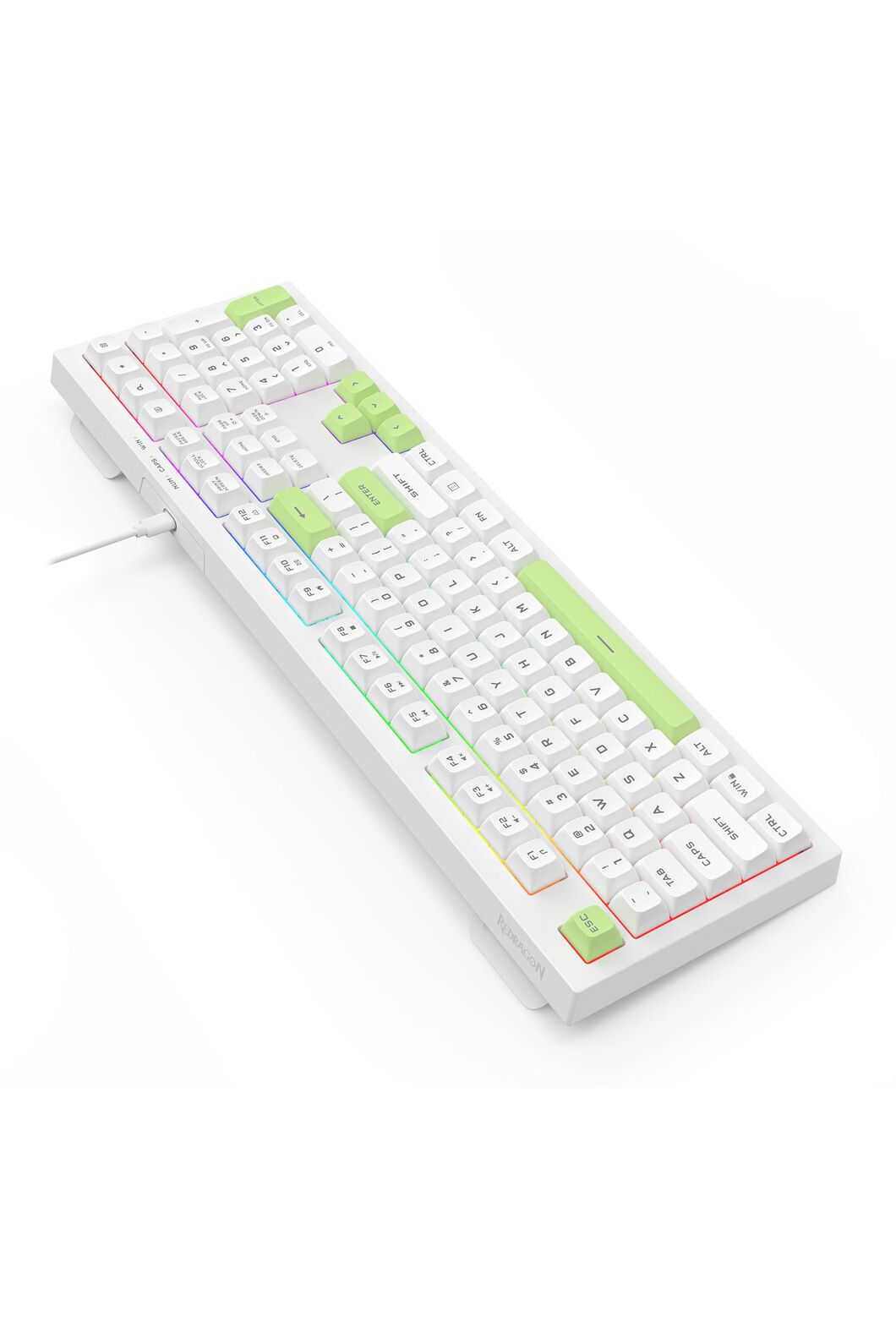 REDRAGON - K518W-RGB Crux 108K KB - white
