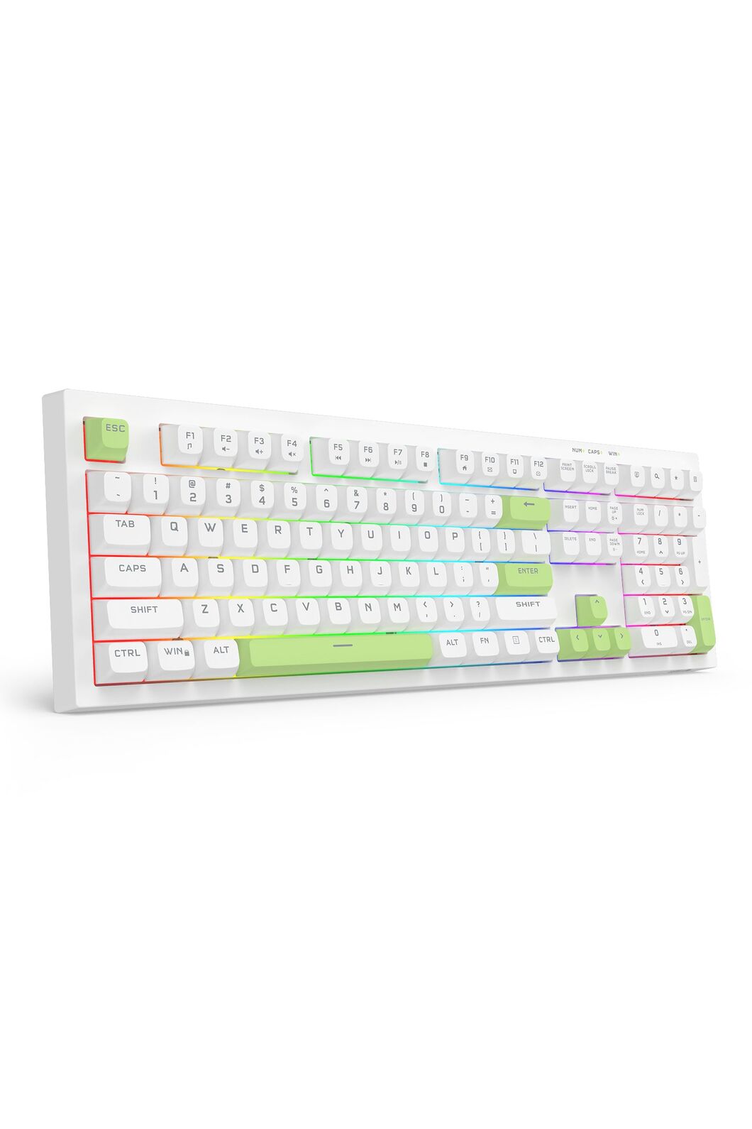 REDRAGON - K518W-RGB Crux 108K KB - white