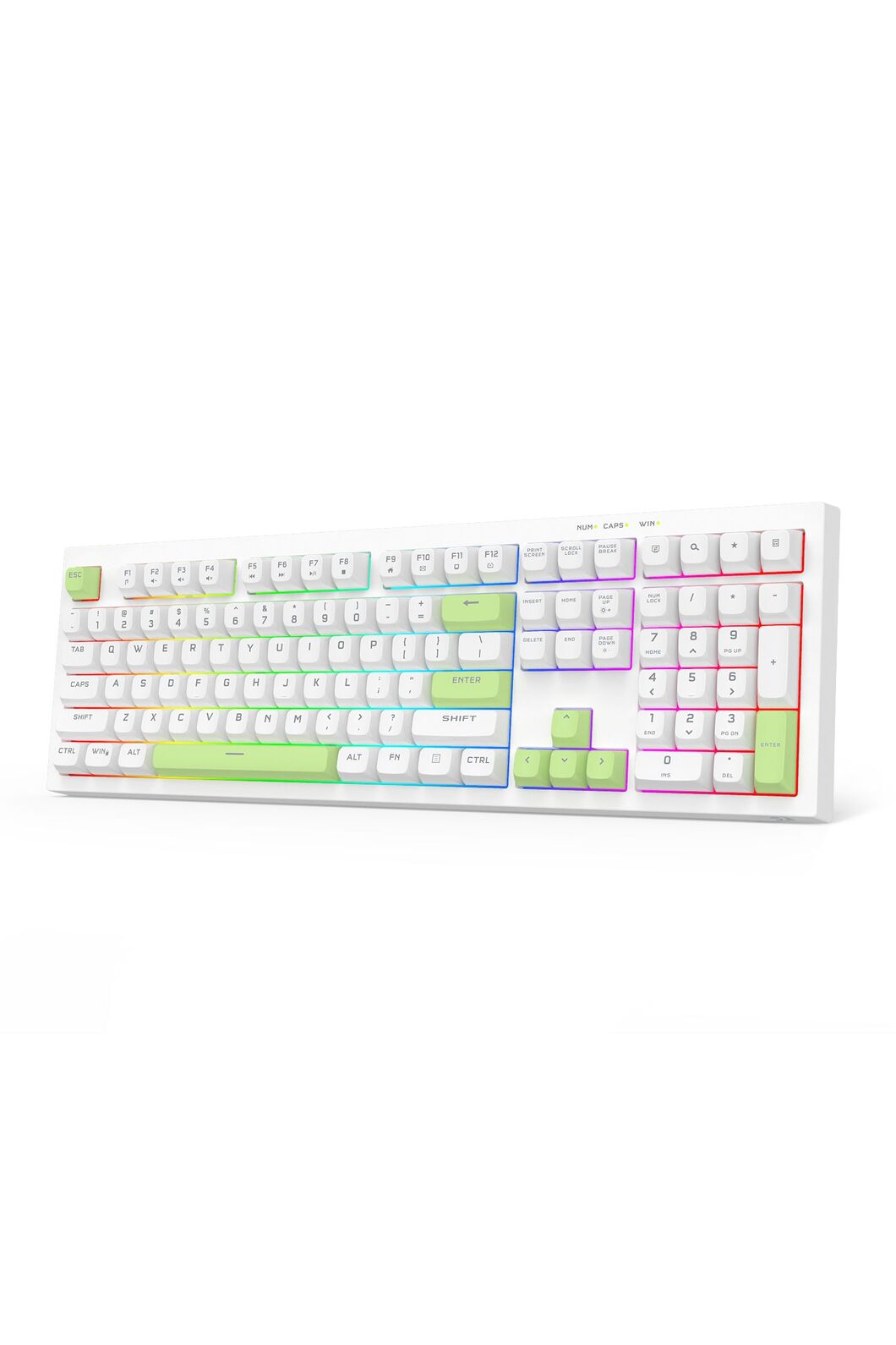 REDRAGON - K518W-RGB Crux 108K KB - white