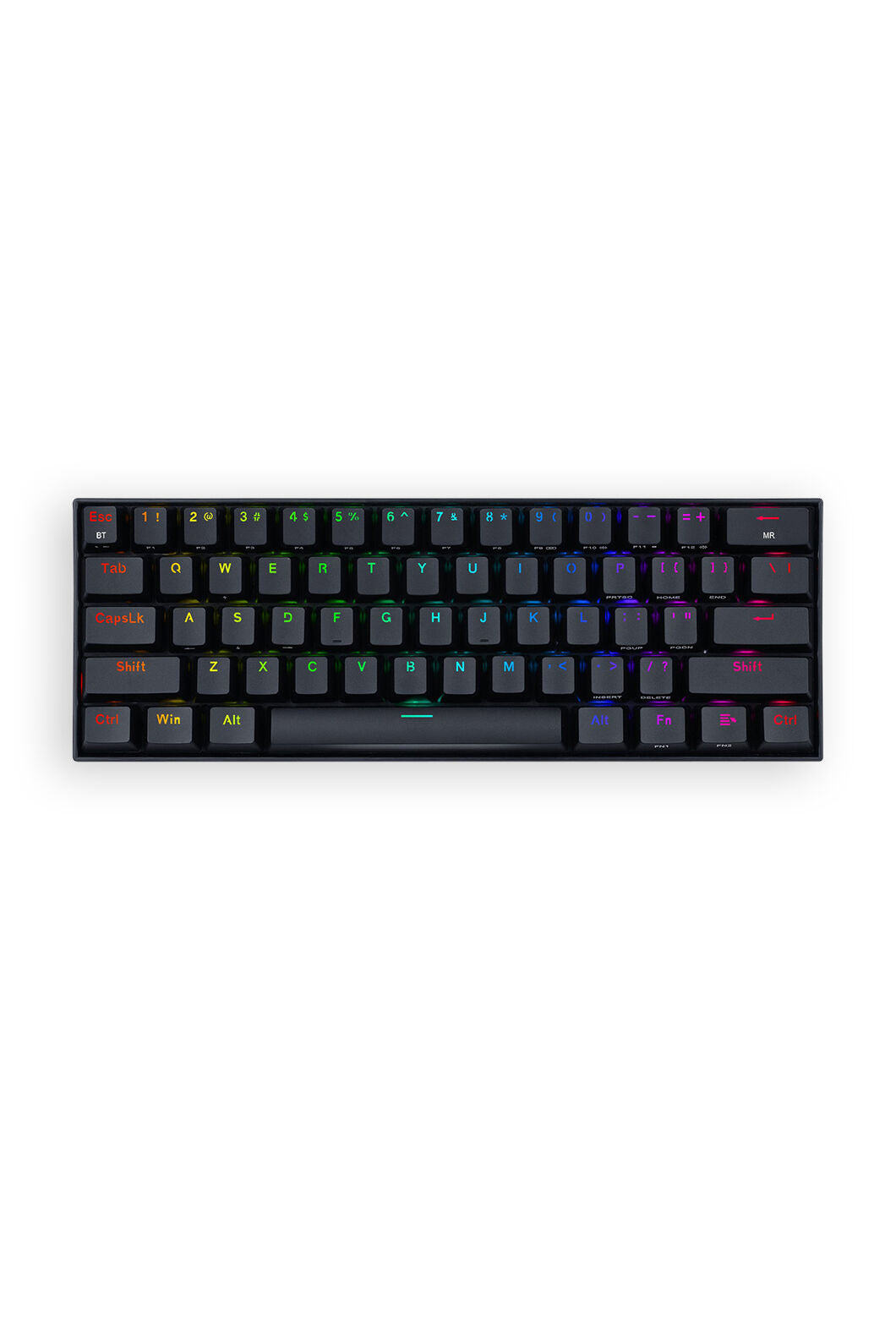 REDRAGON - Redragon K530RGB-Pro Draconic Elite Black 60% Wireless Mechanical Keyboard - black