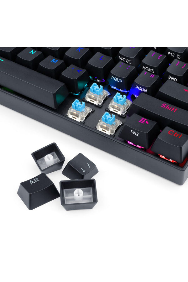 REDRAGON - Redragon K530RGB-Pro Draconic Elite Black 60% Wireless Mechanical Keyboard - black