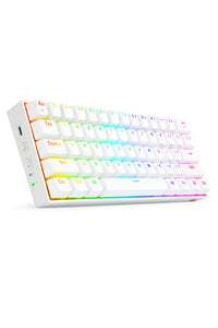 REDRAGON - Redragon K530WRGB-Pro Draconic Elite White 60% Wireless Mechanical Keyboard - white