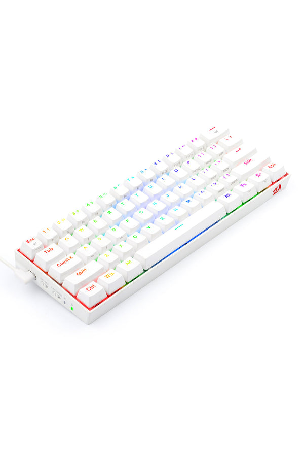 REDRAGON - Redragon K530WRGB-Pro Draconic Elite White 60% Wireless Mechanical Keyboard - white