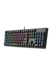 REDRAGON - Redragon K582RGB Surara Black Full-Size Wired Mechanical Keyboard - black