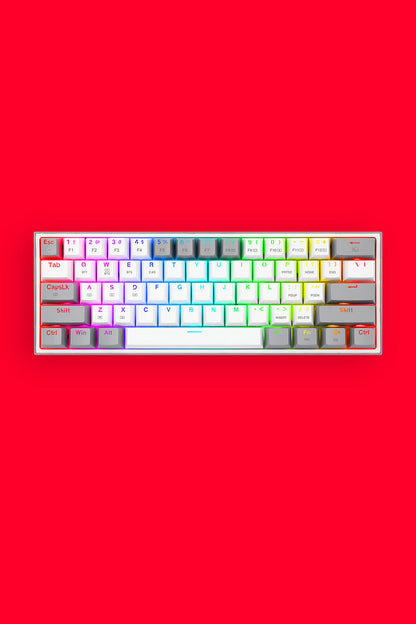 REDRAGON - K616-RGB Fizz Pro 65% KB - white-grey
