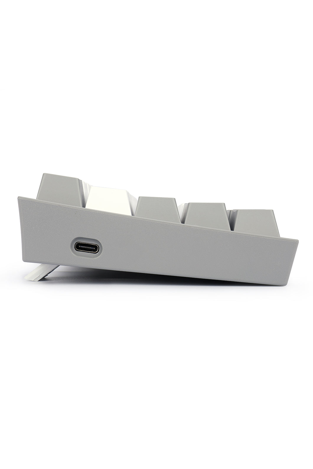 REDRAGON - Redragon K616-RGB Fizz Pro White Grey 65% Tri-Mode Wireless Mechanical Gaming Keyboard - white-grey