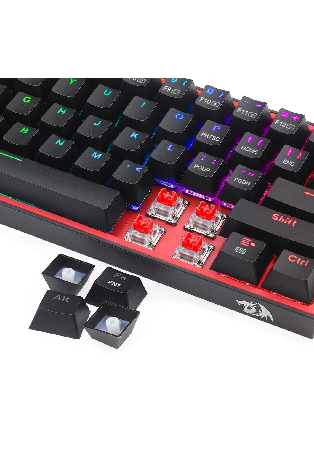 Redragon K616-RGB Fizz Pro Black 65% Wireless Mechanical Keyboard