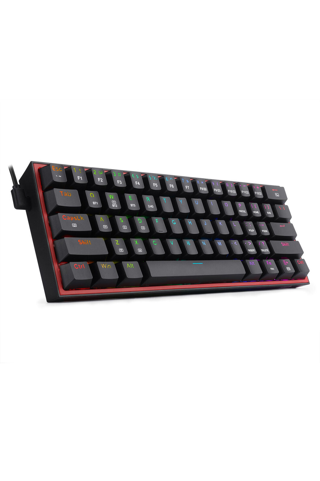 Redragon K616-RGB Fizz Pro Black 65% Wireless Mechanical Keyboard