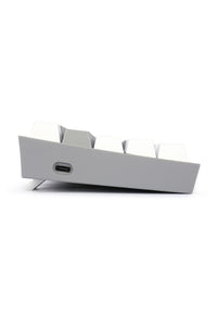 REDRAGON - Redragon K617-RGB Fizz Grey/White 60% Wired Mechanical Gaming Keyboard - grey-white