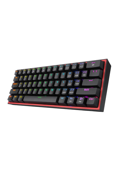 REDRAGON - K617-RGB Fizz 61Key Wired KB - grey