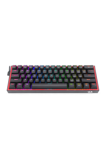 REDRAGON - K617-RGB Fizz 61Key Wired KB - grey