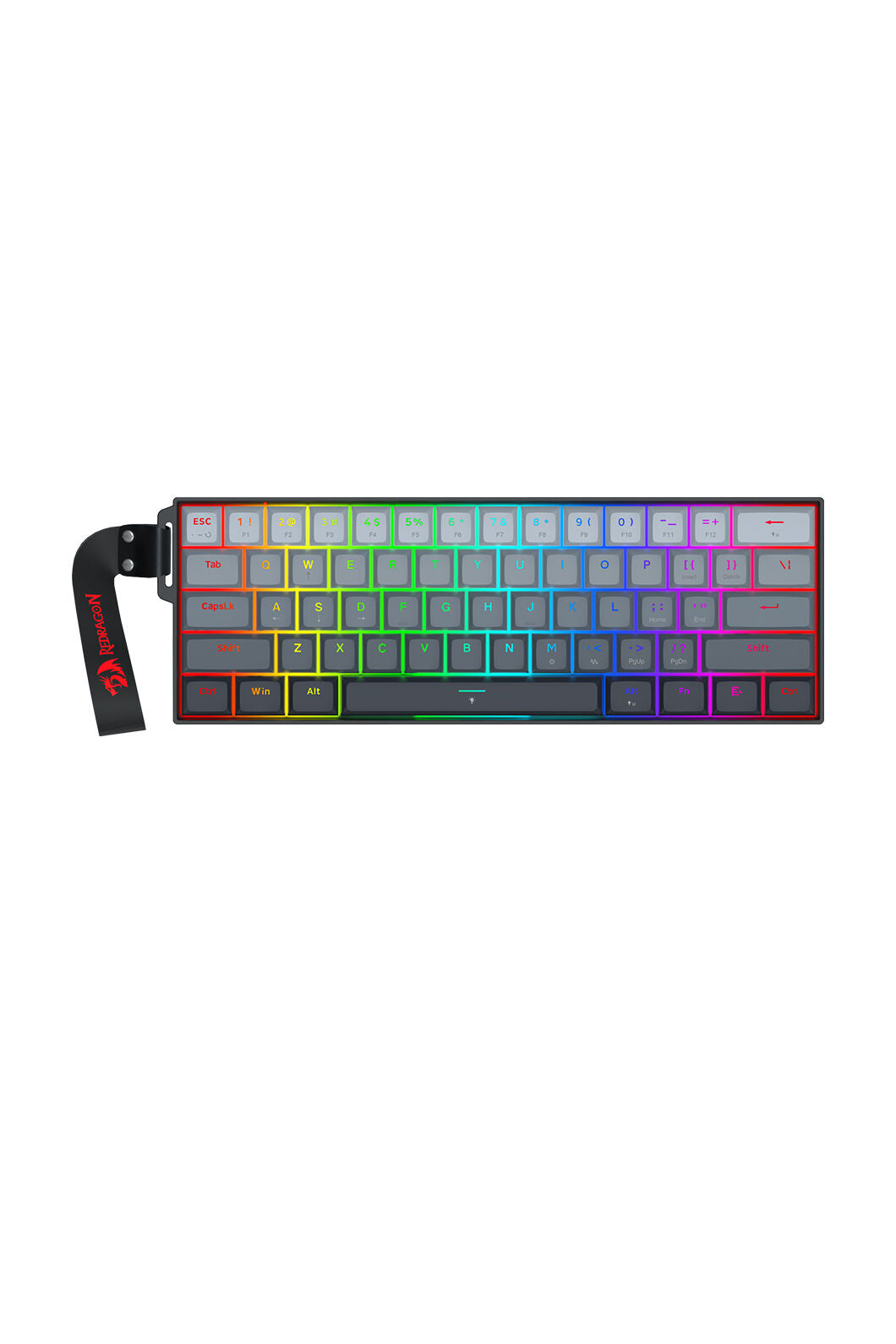 Redragon K617GGB-RGB-MP Fizz Grey 60% Rapid Trigger Magnetic RGB