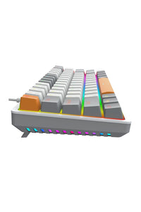 REDRAGON - Redragon K642WGO-RGB Akali White 60% Wired Hot-Swappable Mechanical Gaming Keyboard - white