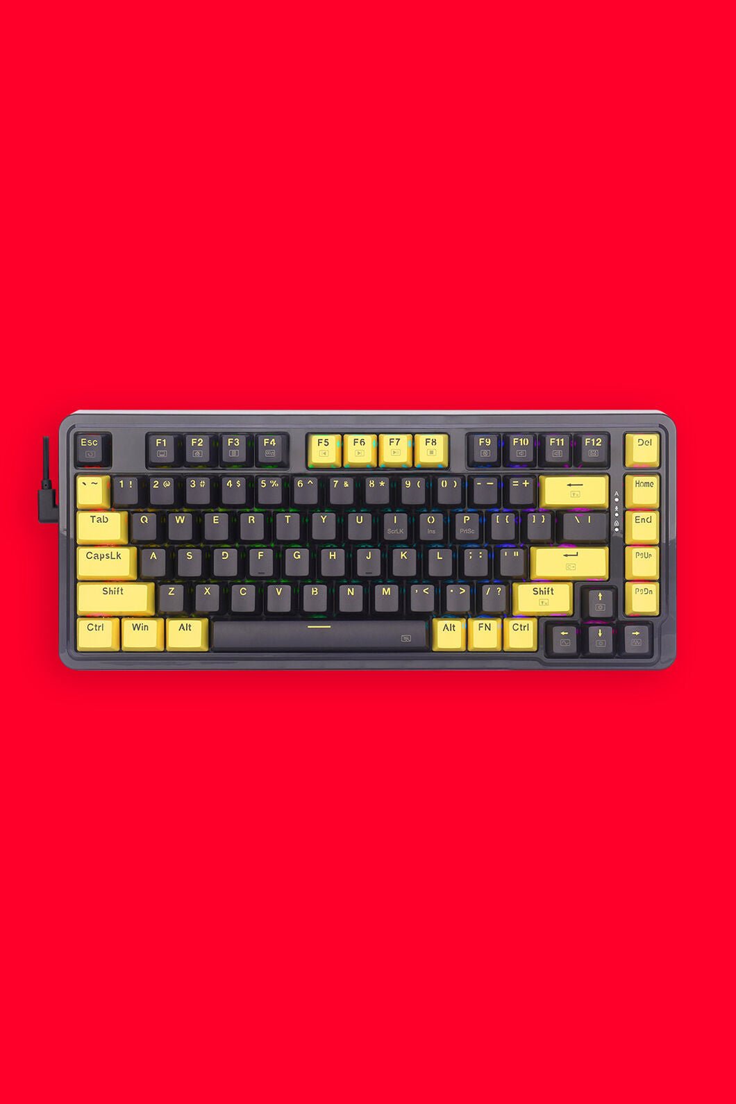 REDRAGON - K649PY-RGB Elf 75% Gasket KB - black